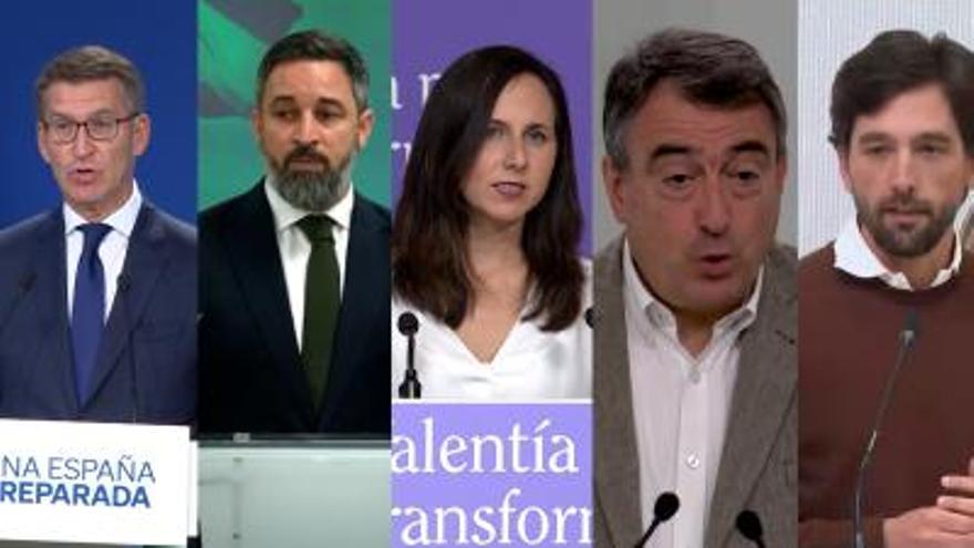 Las distintas formaciones reaccionan al adelanto electoral