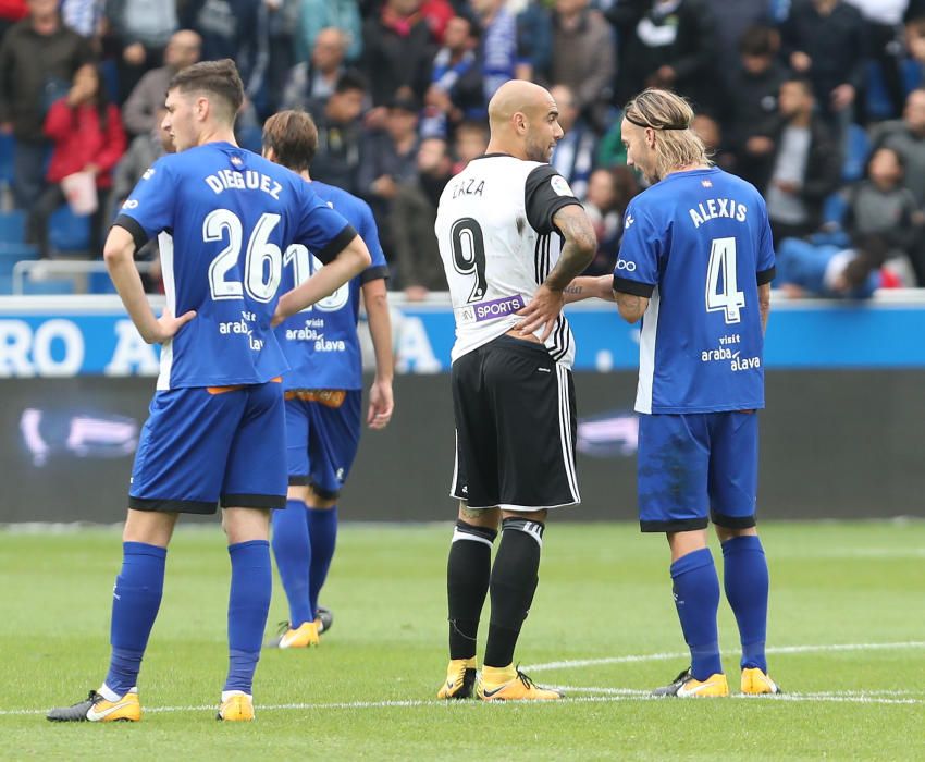 Alavés - Valencia, en imágenes