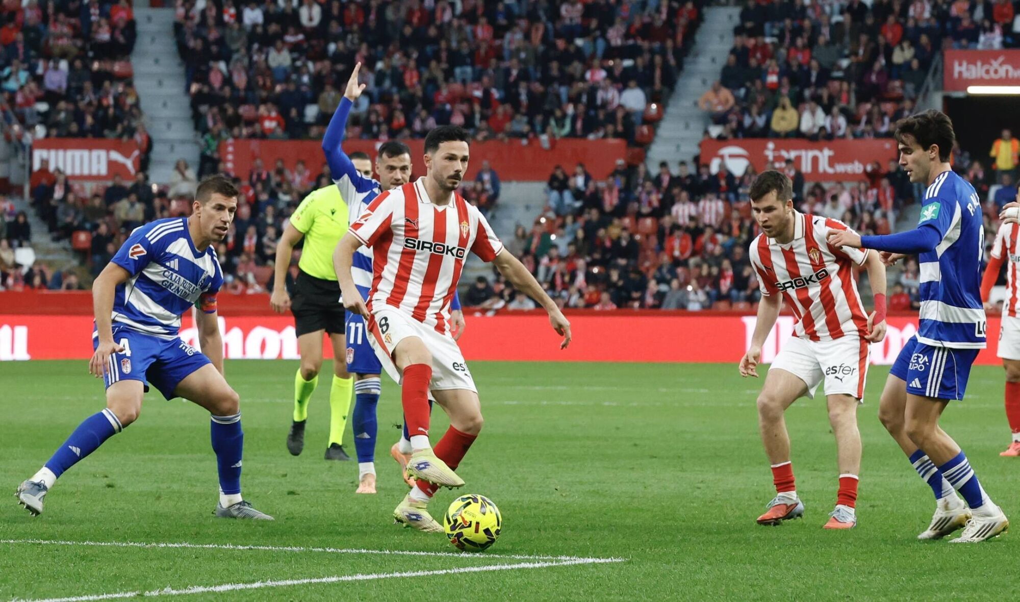 EN IMÁGENES: Gran victoria del Sporting contra el Granada en El Molinón