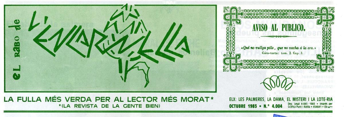Una de les capçaleres de «L’Encarnella» (1983).