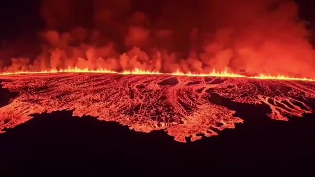 Islandia experimenta una cuarta erupción volcánica