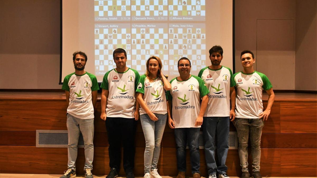 Equipo del Magic Extremadura en el Campeonato de España.