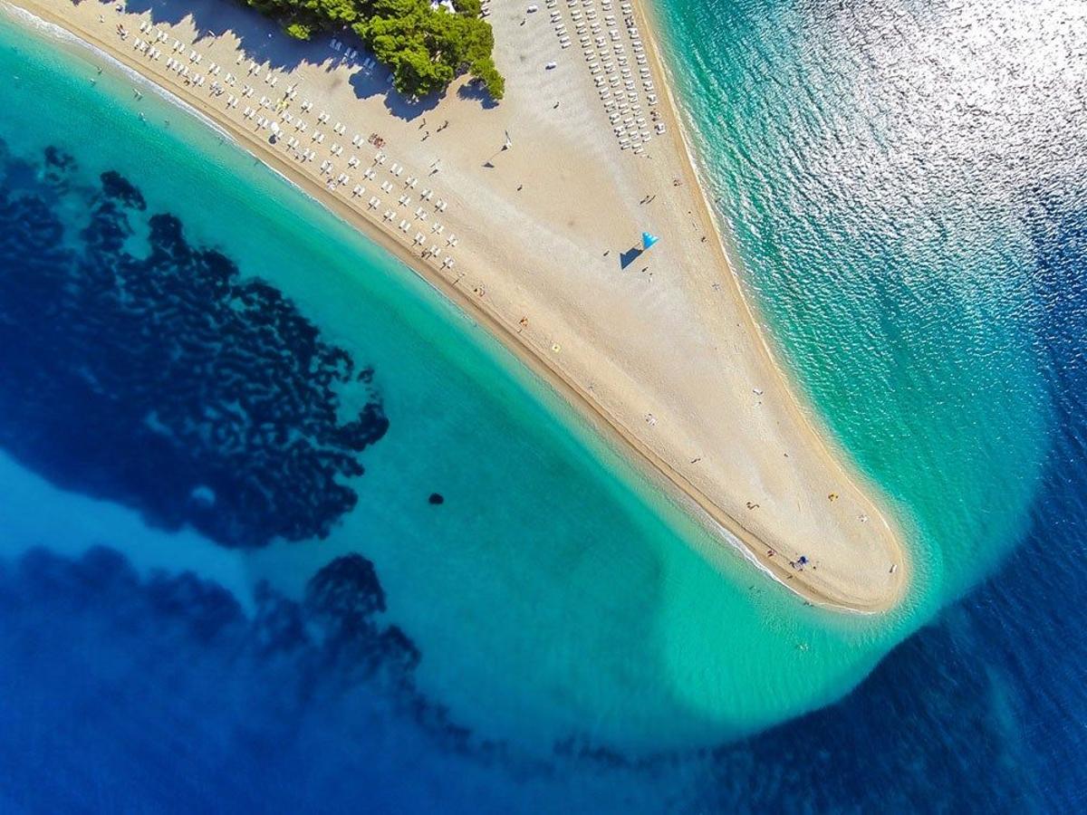 Playa de Zlani Rat. Croacia