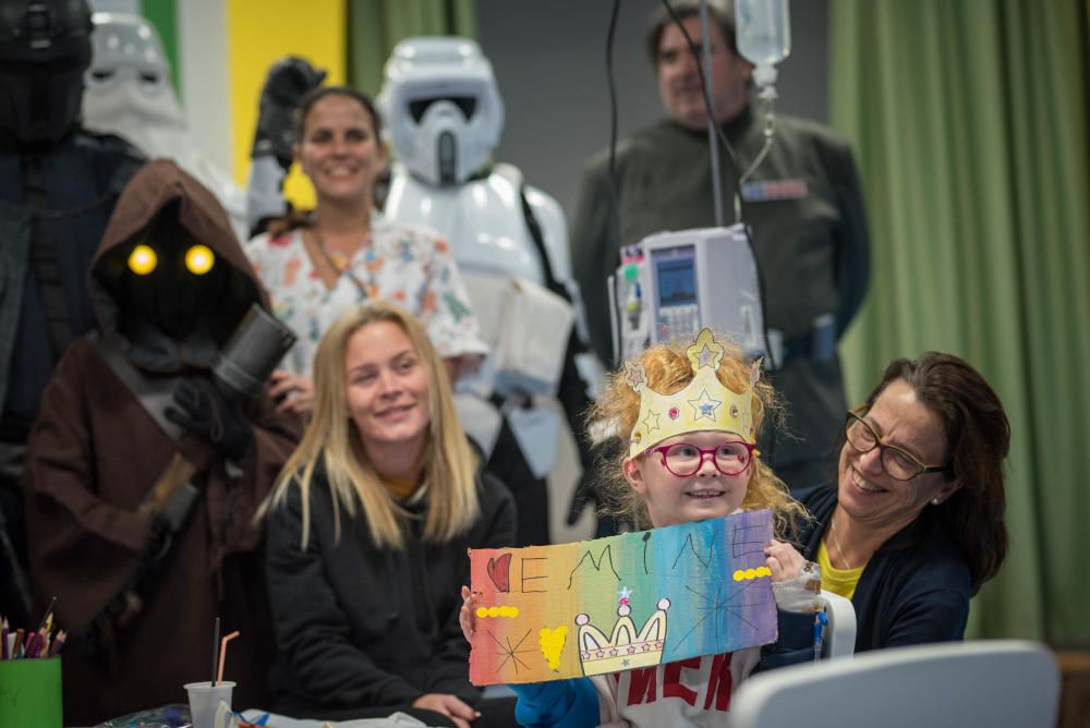 Los personajes de Star Wars visitan La Candelaria