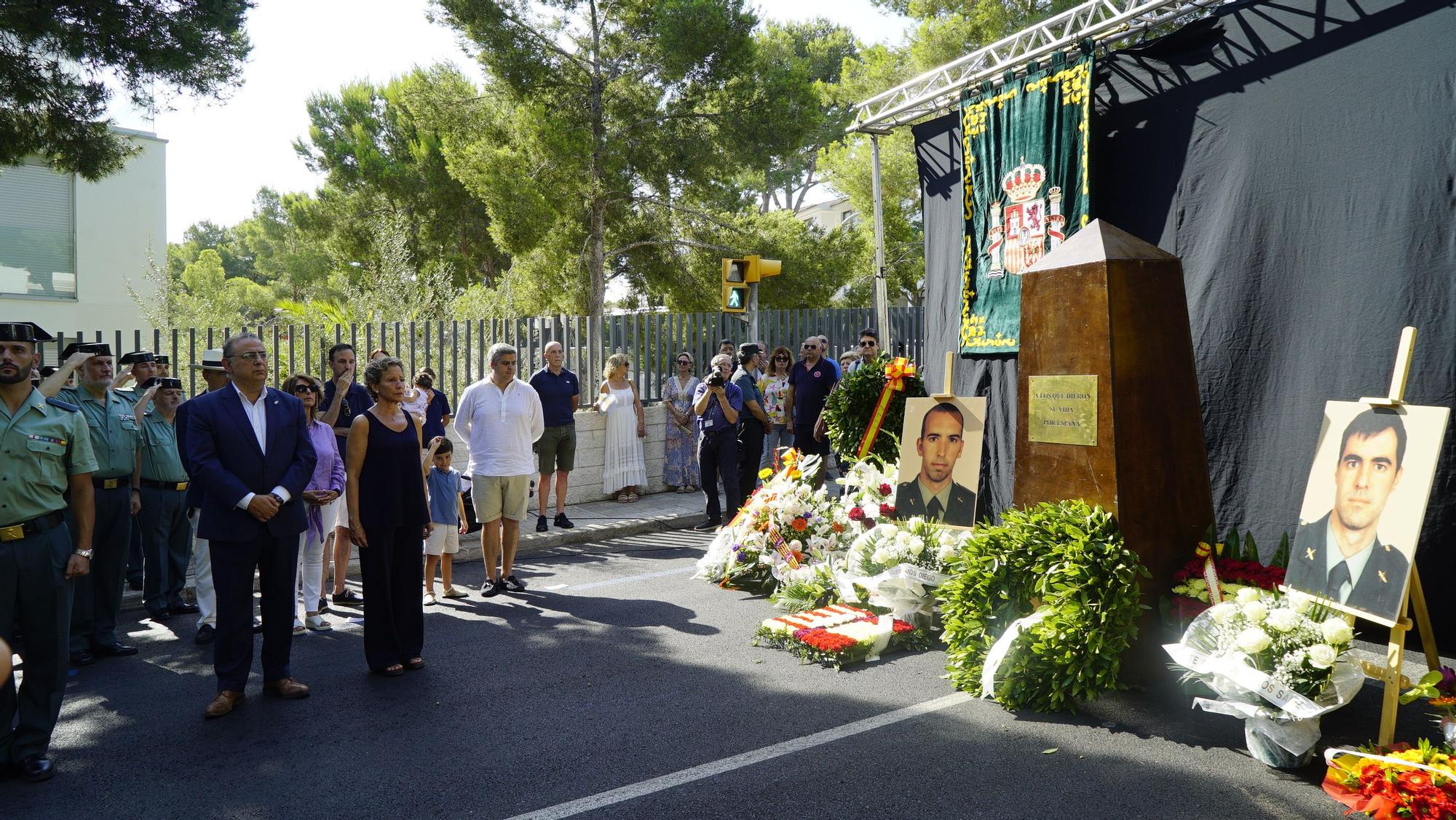 El Ayuntamiento de Calvià recuerda este sábado a los dos guardias civiles asesinados por ETA hace 13 años