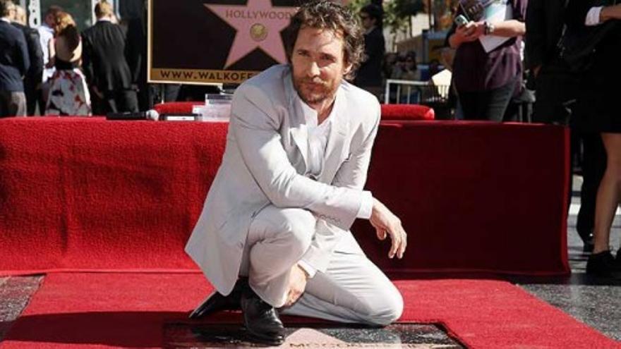 McConaughey ya tiene su estrella en el Paseo de la Fama