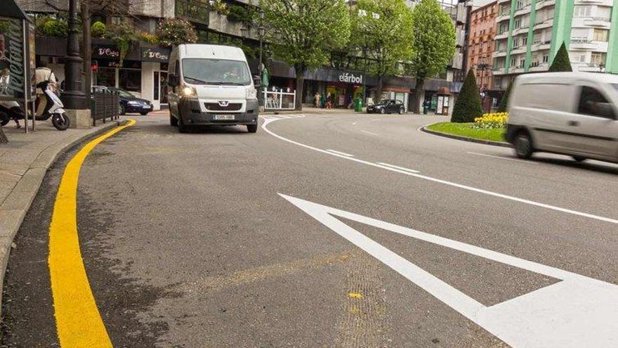 Reordenación del tráfico en la plaza de América