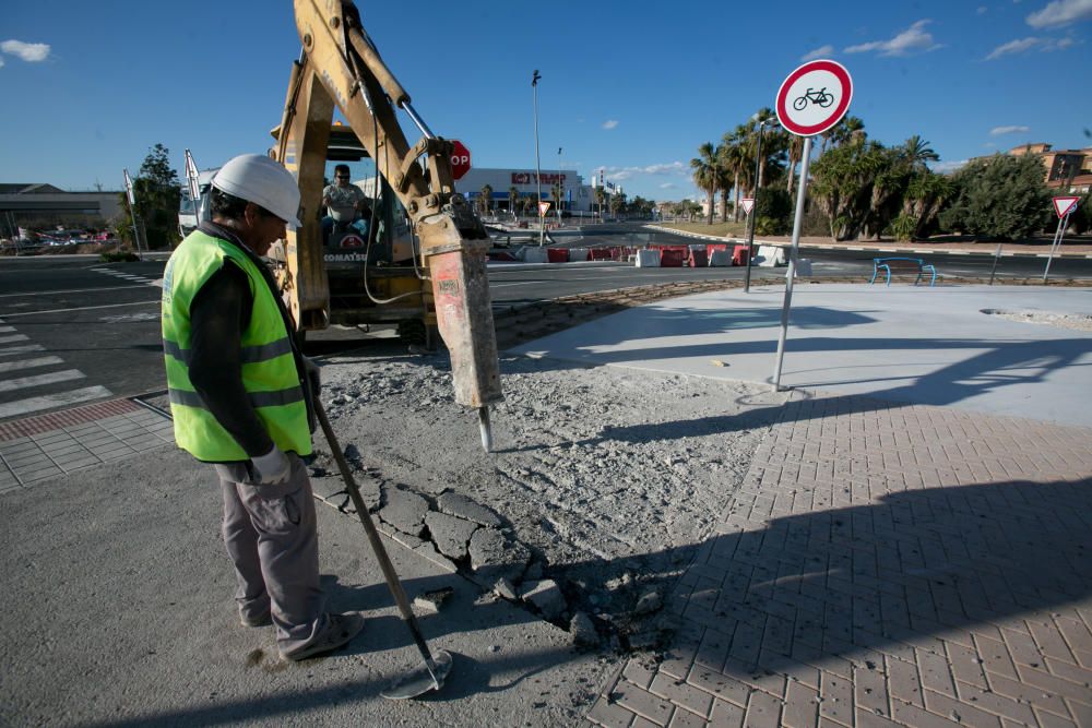 El Consell abre mañana al tráfico el tramo de la Vía Parque entre Lorenzo Carbonell y el Palmeral