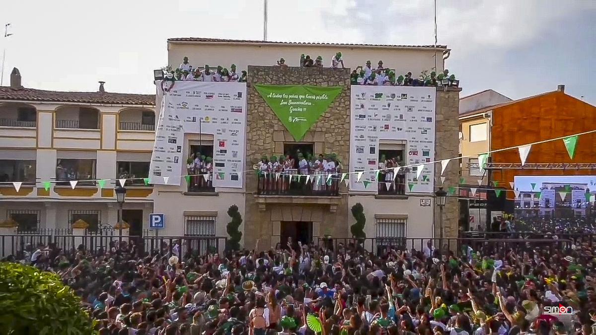 El momento del chupinazo y pregón es el más esperado por los vecinos de Moraleja.