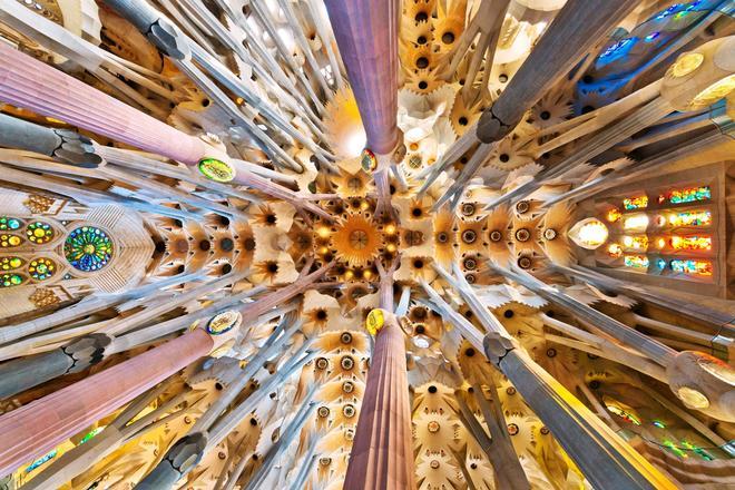 Interior de la Sagrada Familia