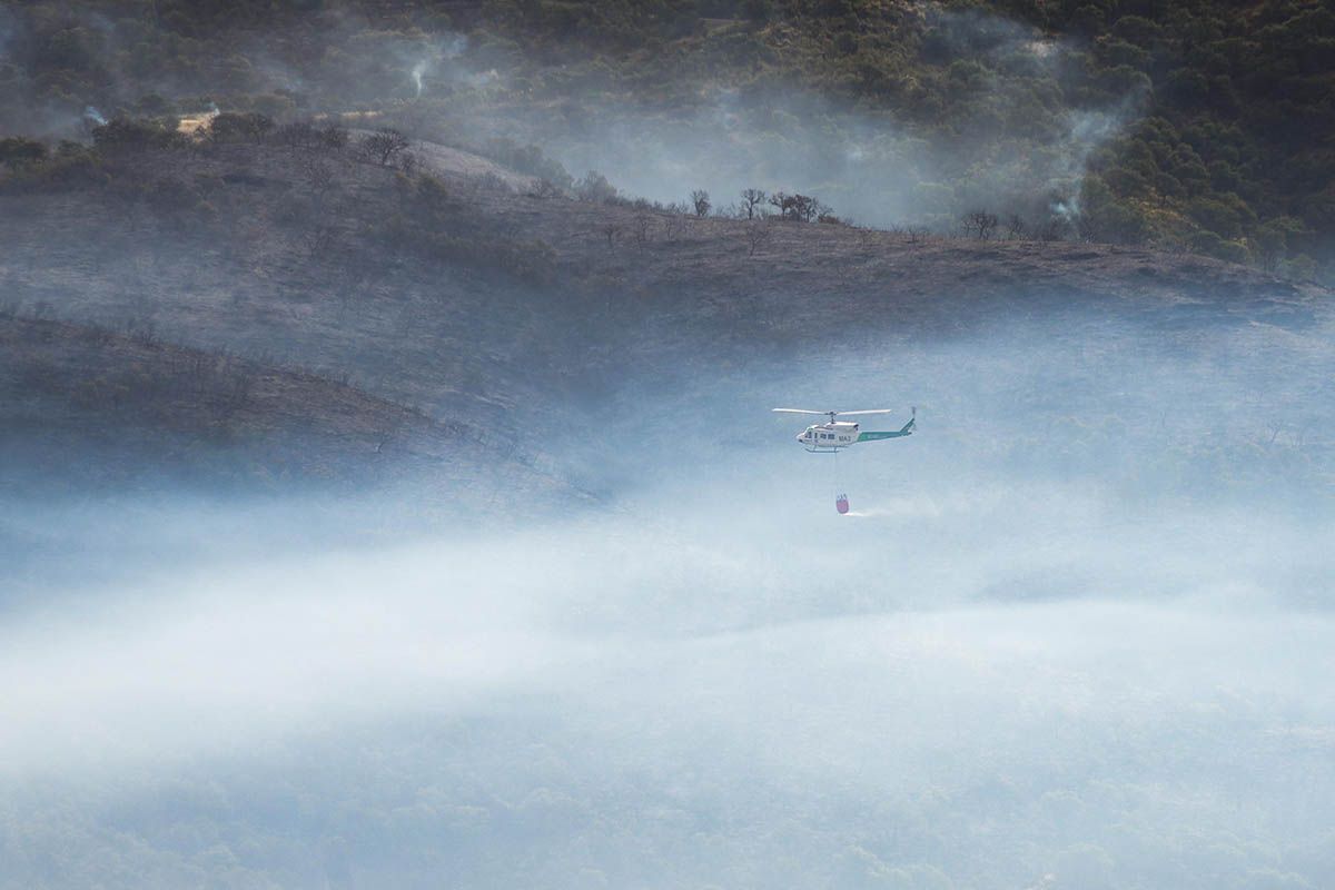 El incendio de Pozoblanco arrasa 54 hectáreas