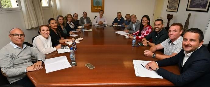 28/03/2020 VECINDARIO. SANTA LUCIA DE TIRAJANA.   Primer día de trabajo de los ediles del nuevo Pacto de Gobierno. Fotógrafa: YAIZA SOCORRO.  | 02/03/2020 | Fotógrafo: Yaiza Socorro