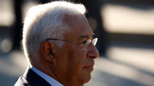 El primer ministro de Portugal Antonio Costa en la cumbre de Granada