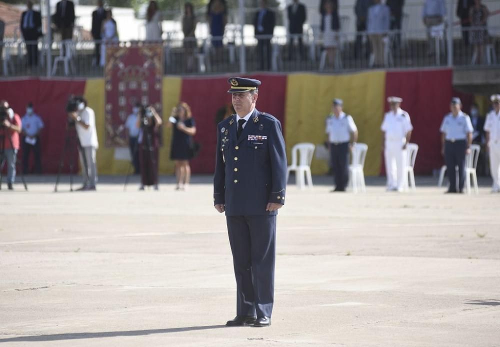 Acto de relevo de mando de la Base Aérea de Alcantarilla