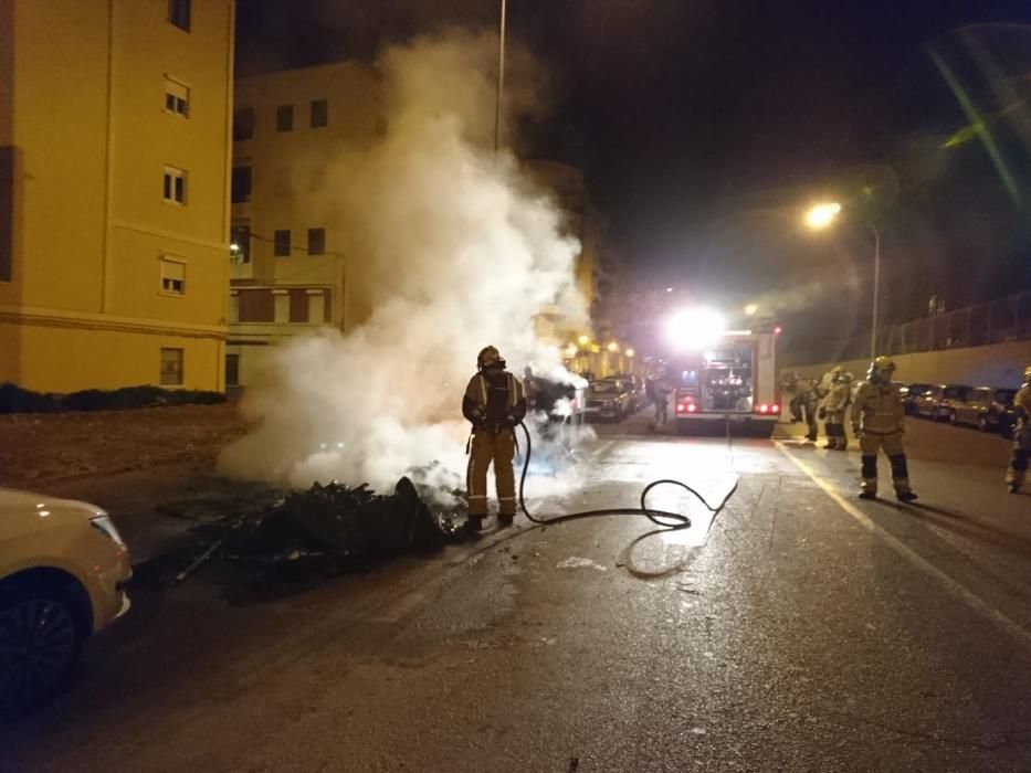 Un testigo ve por primera vez al pirómano en acción en Palma