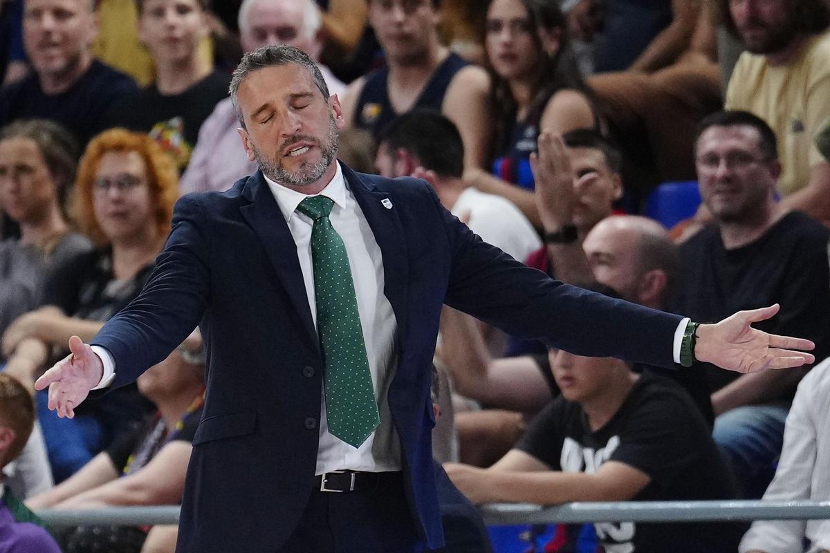 Ibón Navarro estuvo muy activo en la banday logró llevarse el triunfo del Palau