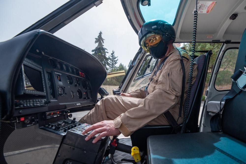 El segundo helicóptero contraincendios del Cabildo