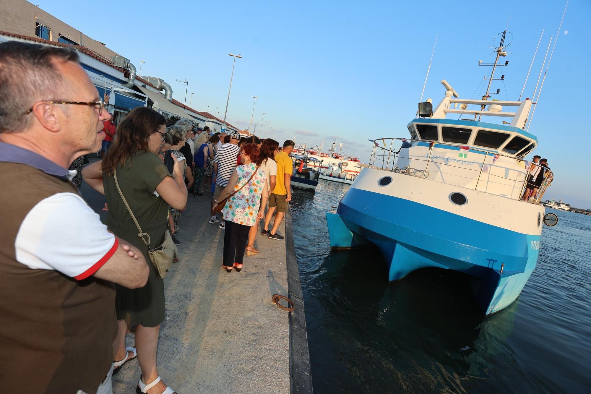 La gent de la mar de Castelló, Vinaròs i Burriana s'encomana a la Verge del Carme