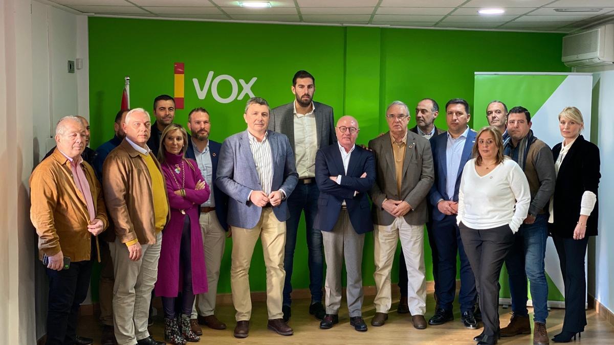 Rueda de prensa de Vox, esta mañana