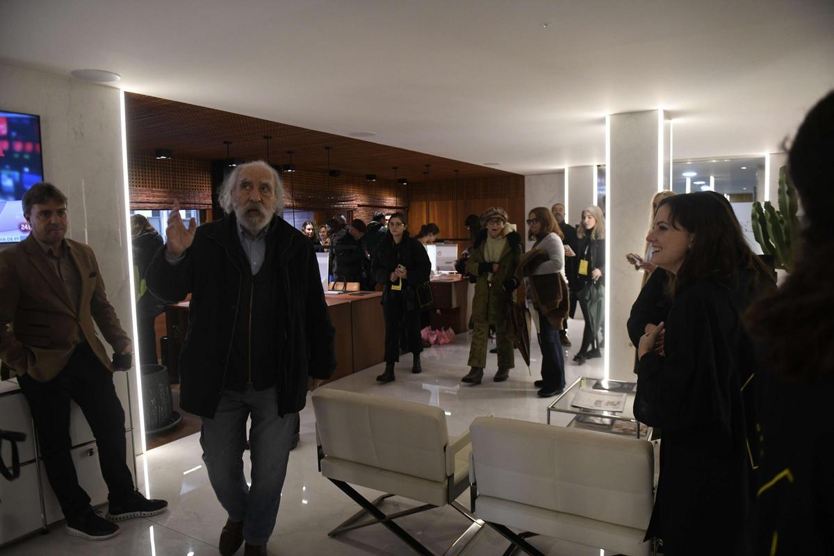 El interior del Edificio Hispania durante las visitas del año pasado.