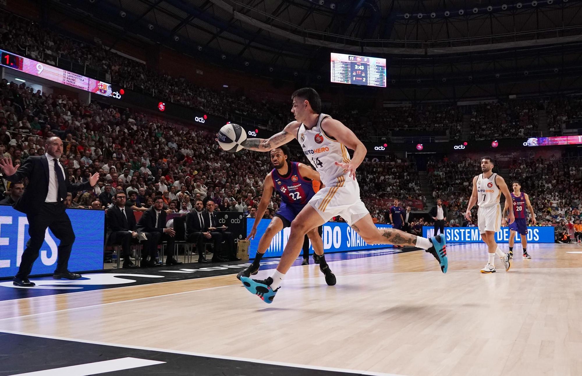 El Real Madrid - FC Barcelona de la final de la Copa del Rey, en fotos