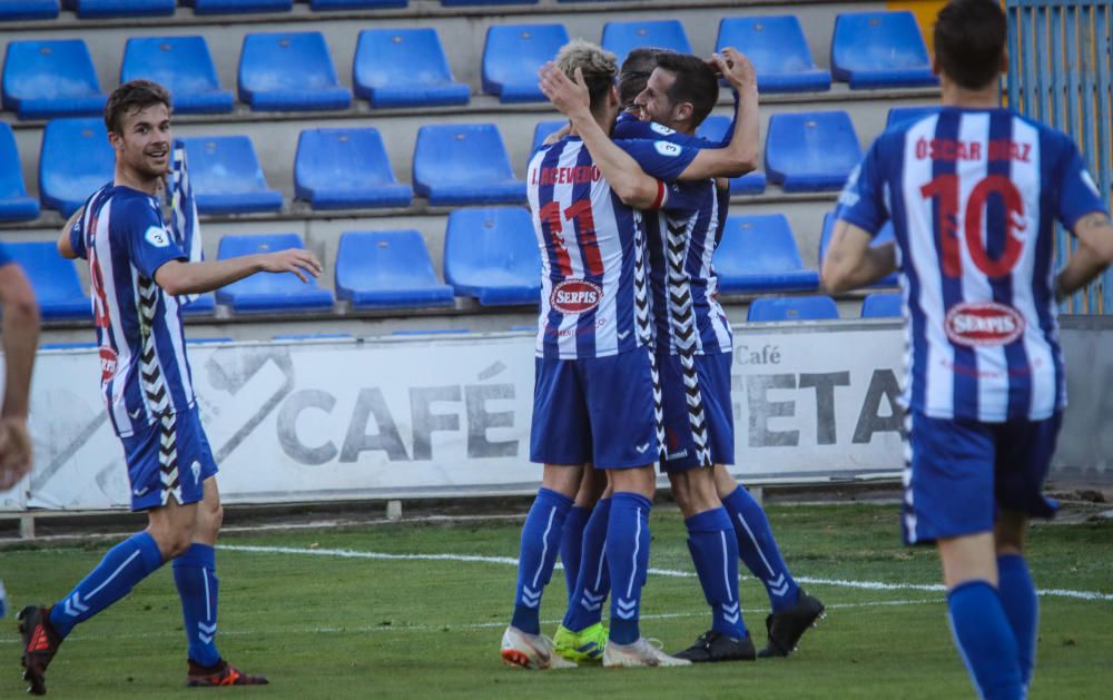 El compromiso y la ambición del Alcoyano se traduce en un encuentro soberbio y efectivo