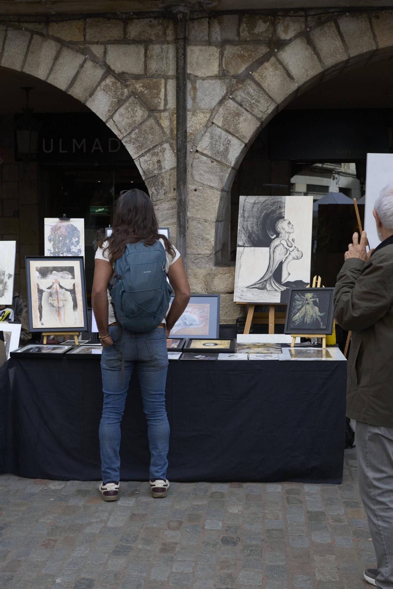 Les fotos de la Fira del dibuix i la pintura de Girona