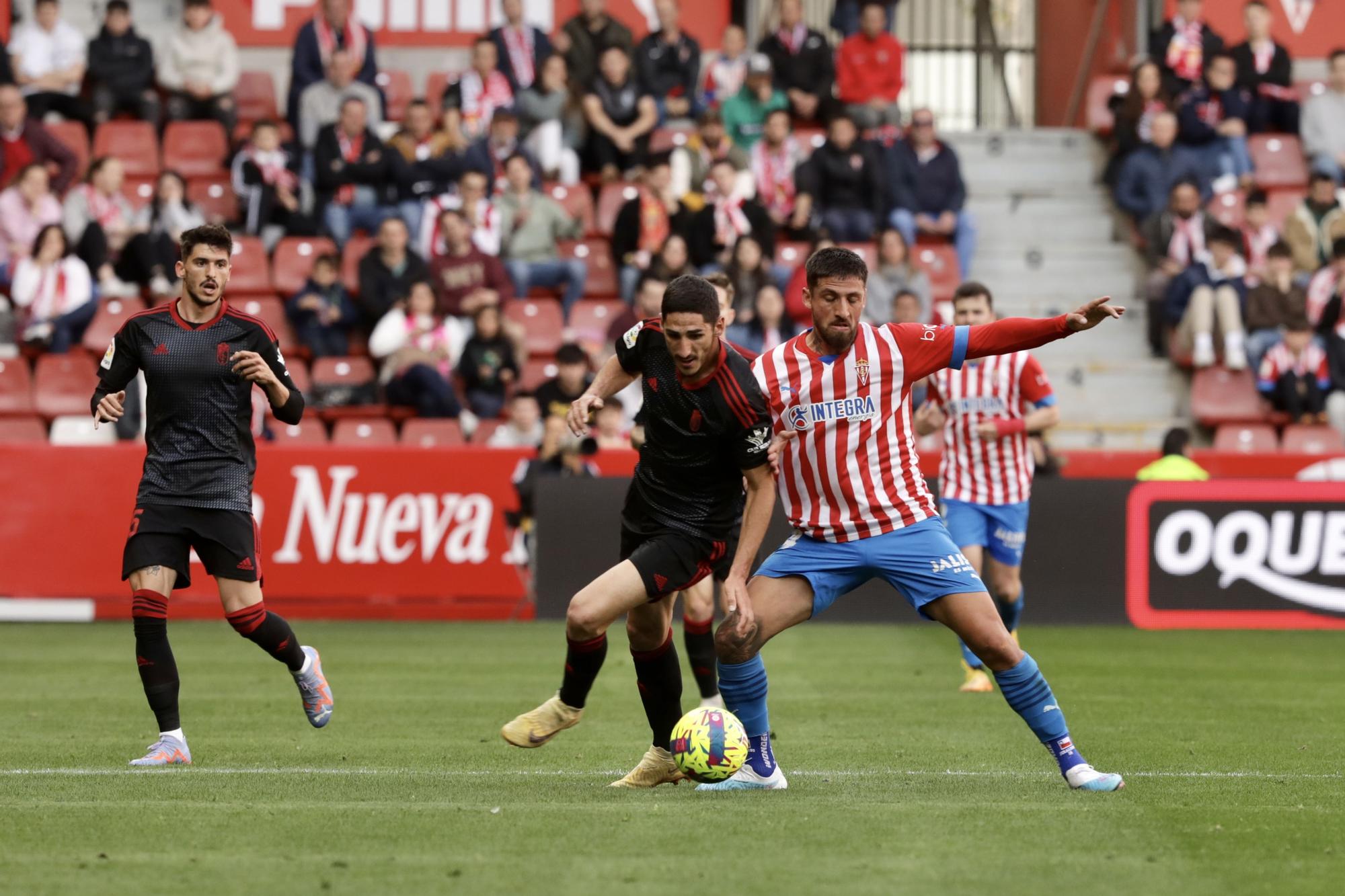 Así fue el encuentro entre el Sporting y el Granada