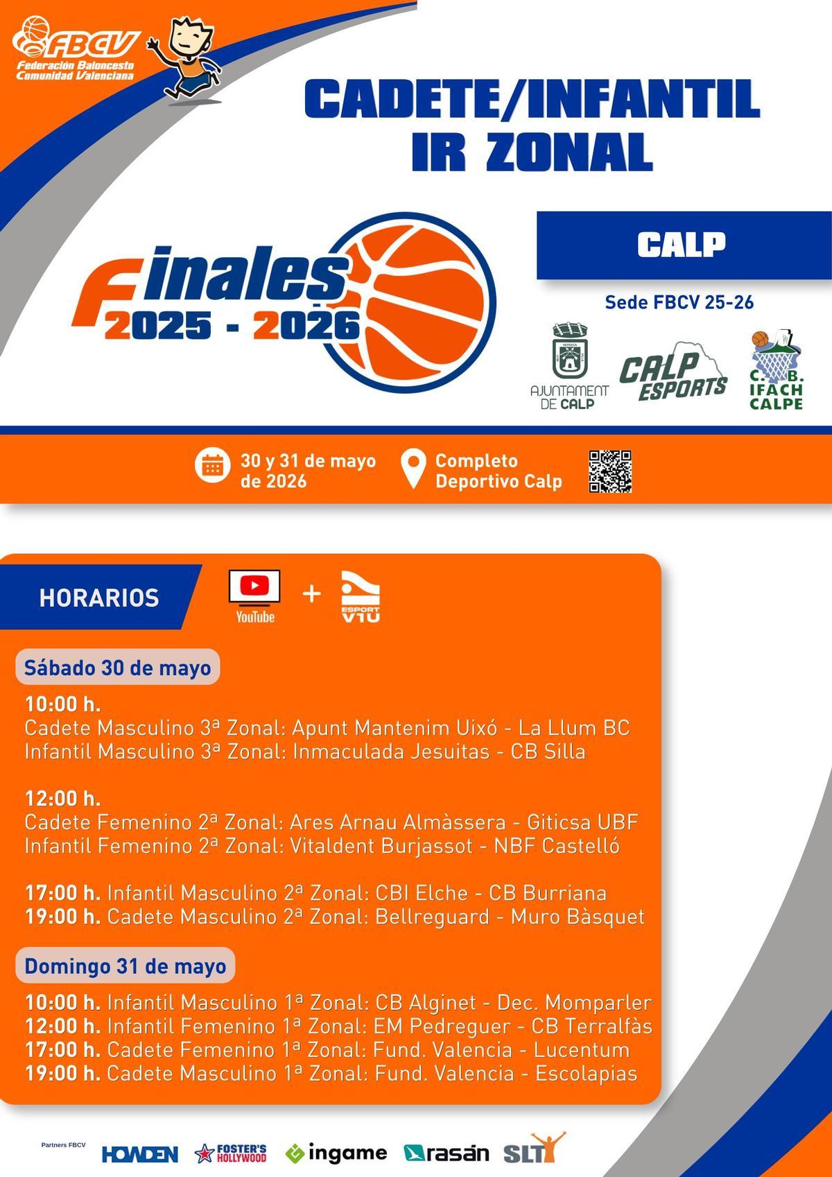 Cartel Finales IR Zonal