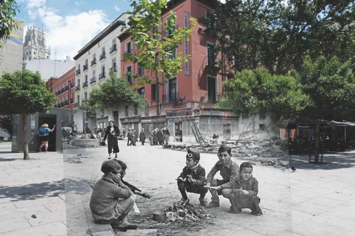 INFANCIA Y GUERRA EN PLAZA DEL CARMEN (1937-2022) en 'Madrid entre épocas'