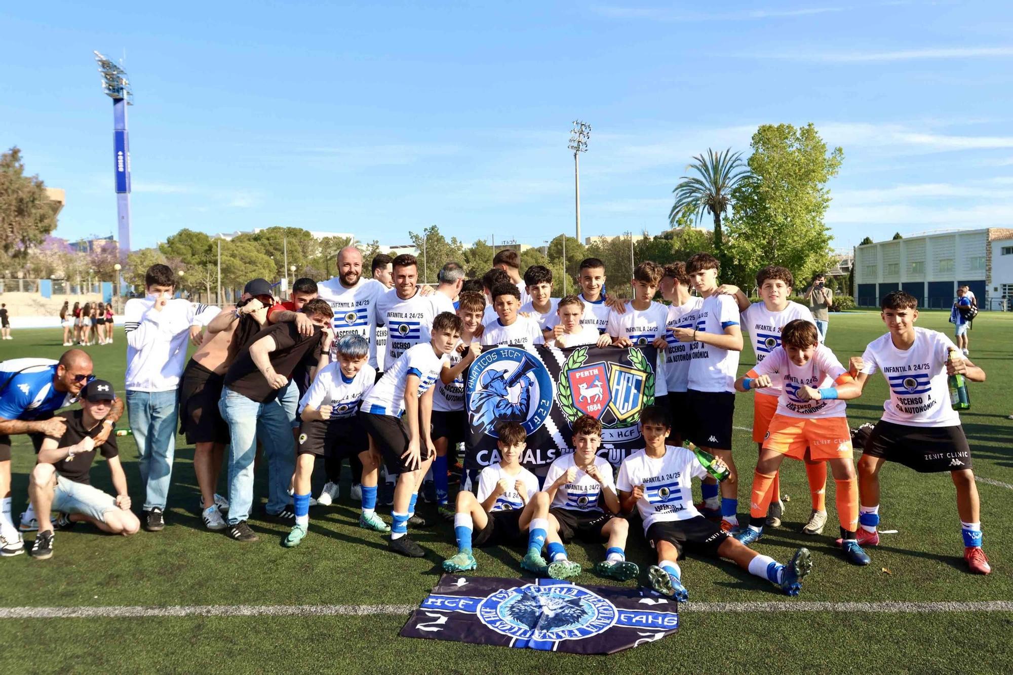 Hércules CF regresa a la máxima división de la categoría Infantil después de tres temporadas