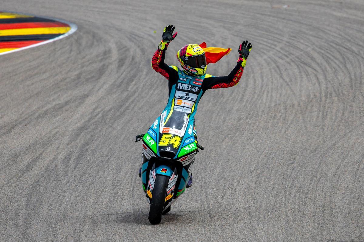 Fermín Aldeguer, en el Gran Premio de Alemania de 2024