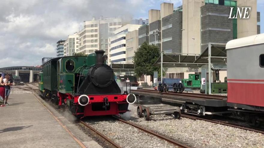 Jornadas del vapor en el Museo del Ferrocarril de Gijón