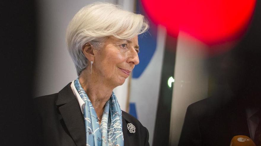 Lagarde, presidenta del BCE.