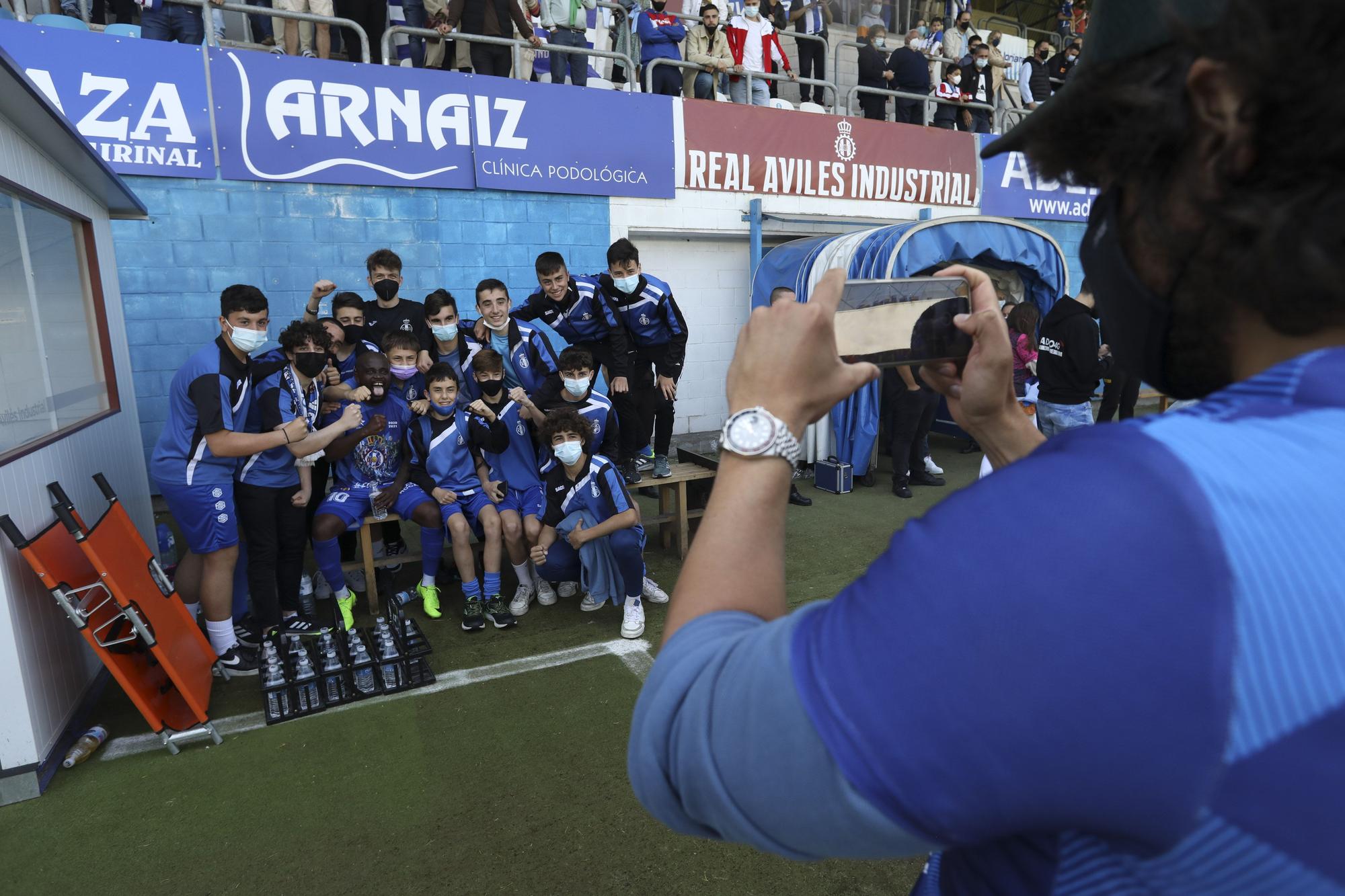 La celebración del Real Avilés, en imágenes