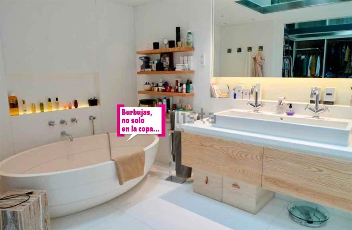 Uno de los baños de la casa de 'La finca' de Sara Carbonero e Iker Casillas