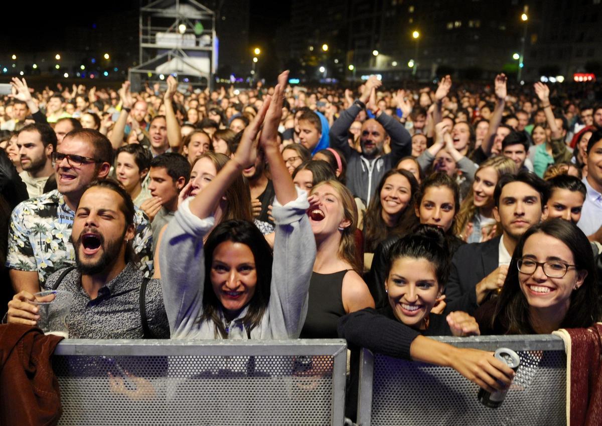 Público asistente a los conciertos del Noroeste Estrella Galicia.