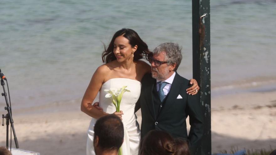 Ferreiro y su esposa en la emotiva ceremonia.   | // NOÉ PARGA
