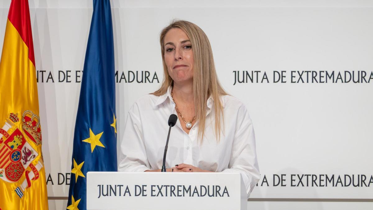 María Guardiola, presidenta de Extremadura.