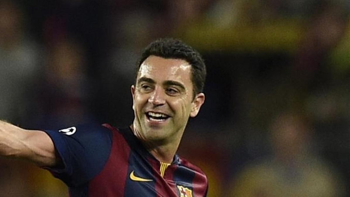 Xavi marcó el cuarto gol al Getafe