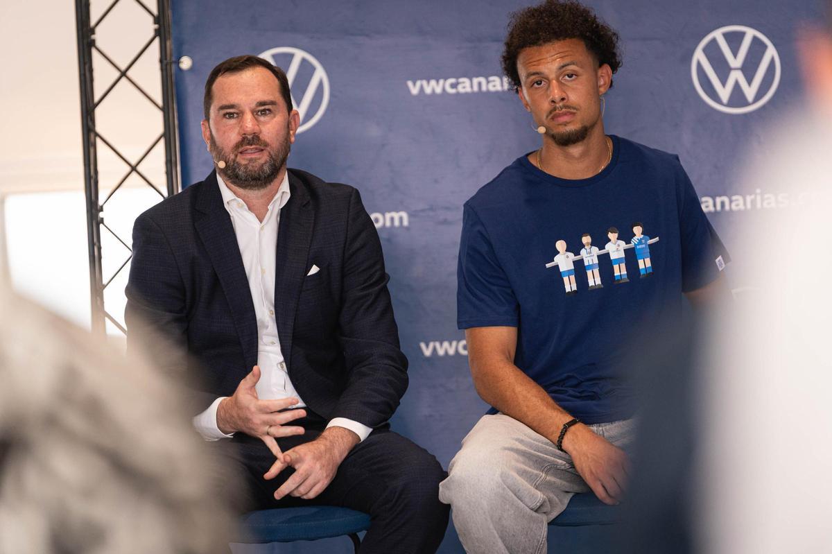 Presentación de Víctor Moreno, Neal Viereck y Grant-Leon Ranos, jugadores del CD Tenerife