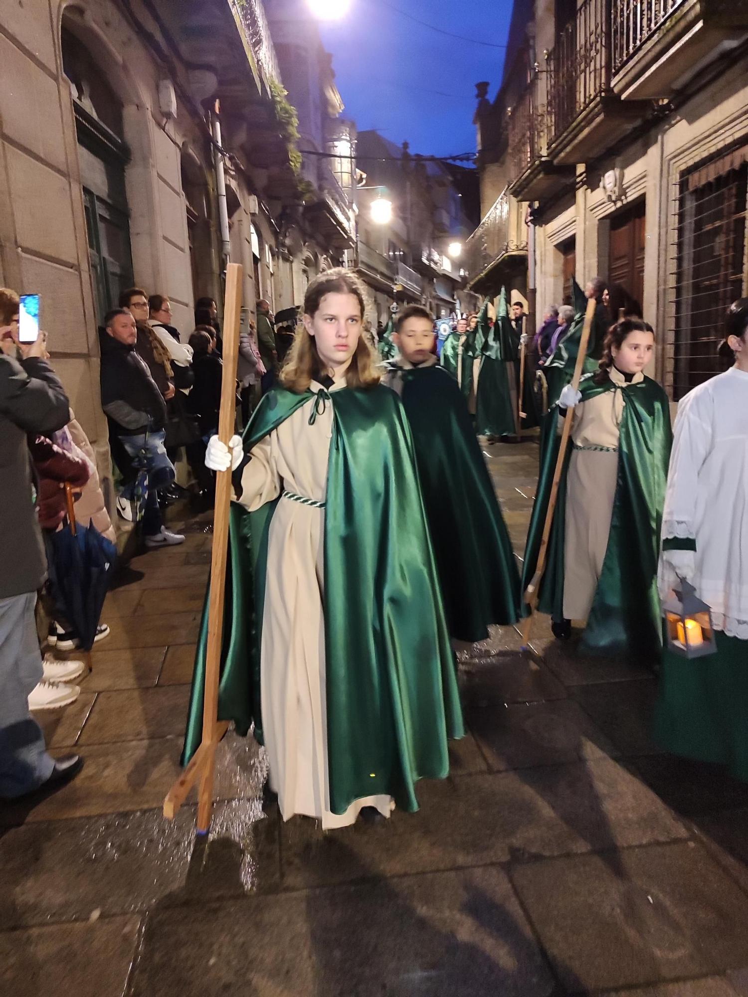 La procesión de la Santa Cena de la Semana Santa de Cangas