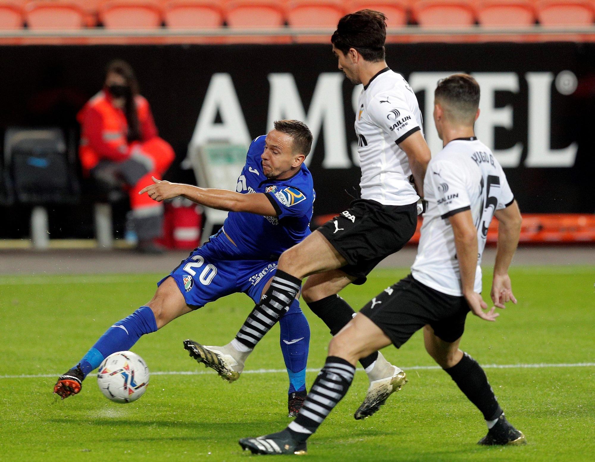 Los enfrentamientos Valencia CF - Getafe con Bordalás en el banquillo madrileño