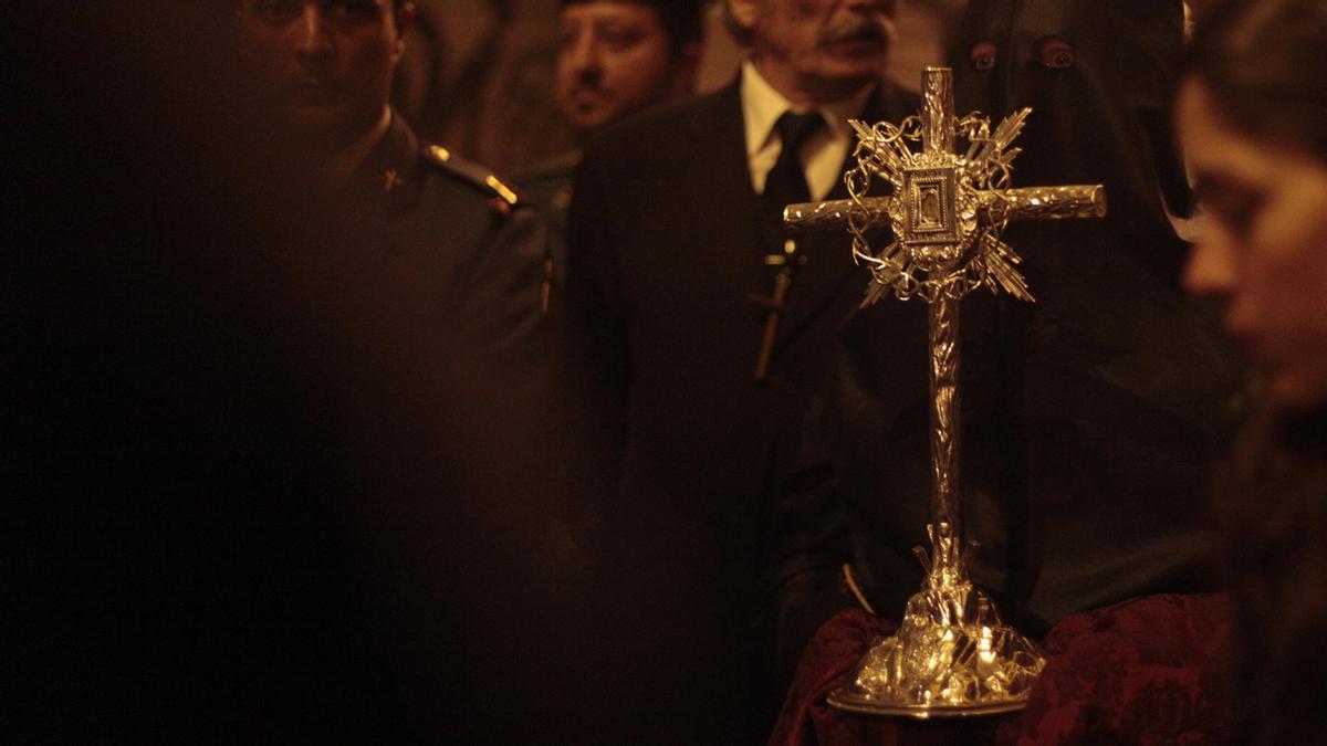 ‘Lignum Crucis’ de la hermandad de la Vera Cruz. / El Correo