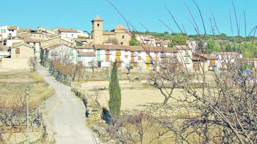 Vista general del pueblo
de Villores.
 