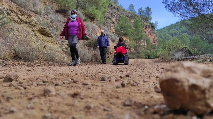 Vuelve la silla-oruga para visitar la Calderona