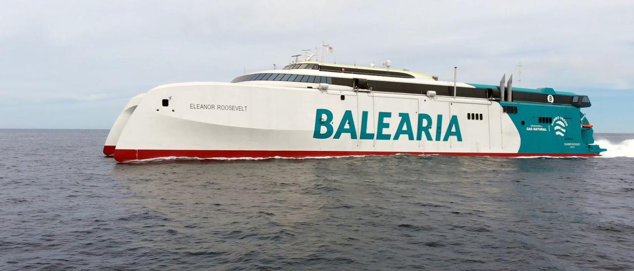 Imagen del nuevos &quot;fast ferry&quot; de la compañía Baleària