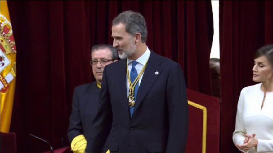 El Rey: "España no puede ser de unos contra otros. Debe ser de todos y para todos"e todos y para todos"