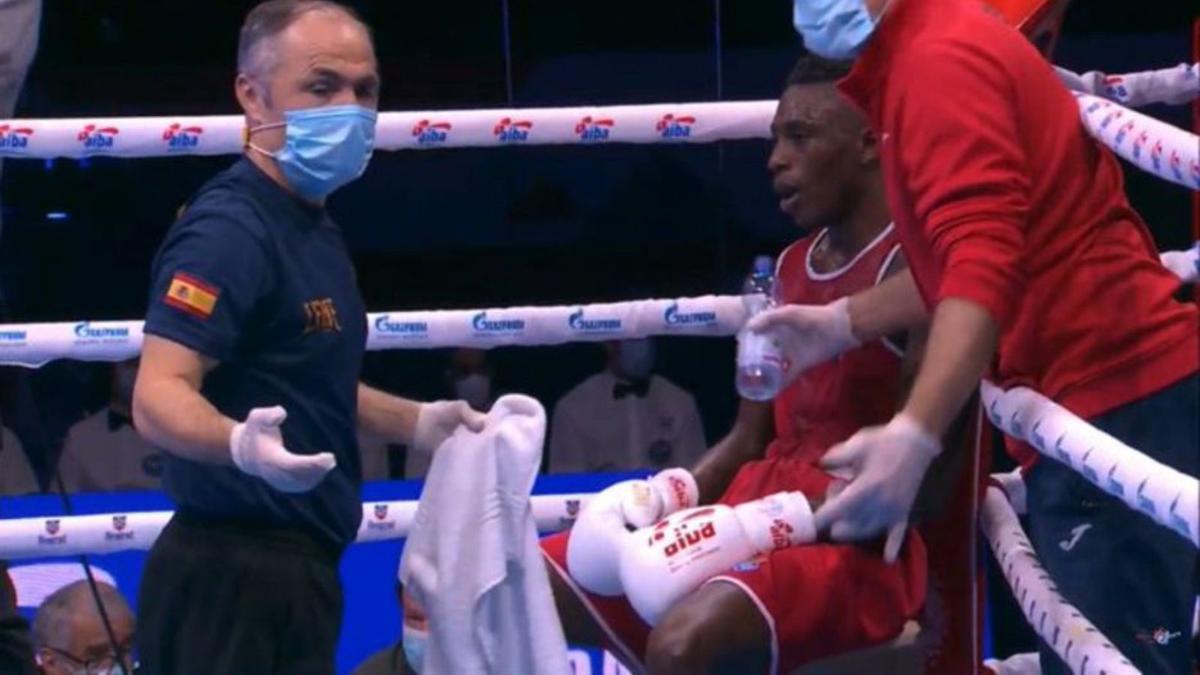 Youba Sissokho queda eliminado a los puntos del Mundial de Belgrado | @FEBOXEO1