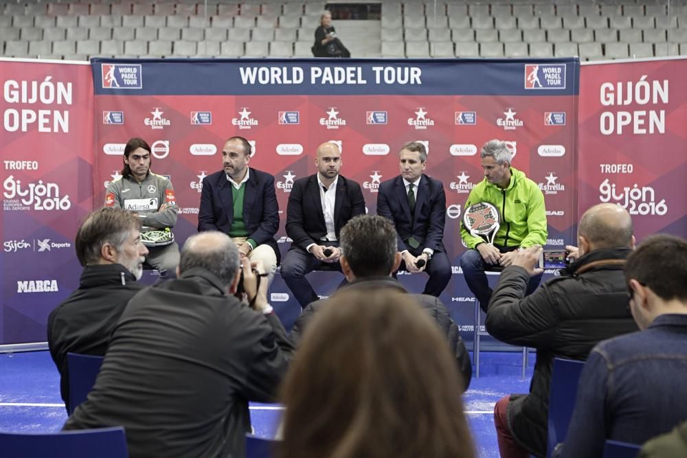 Presentación del World Padel Tour en Gijón